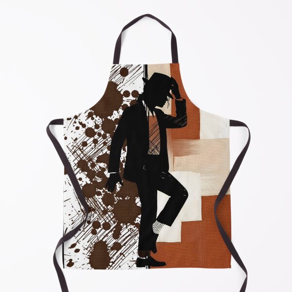 Item preview, Minimalist Splatter Art Michael Jackson Full Frame Dual Tone designed and sold by Dhenin Studio.
