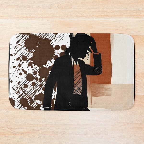 Item preview, Minimalist Splatter Art Michael Jackson Full Frame Dual Tone designed and sold by Dhenin Studio.