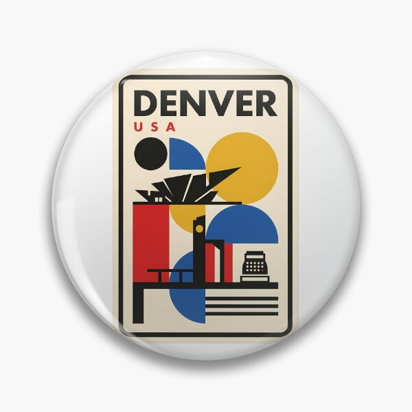Item preview, Denver Colorado USA Mid Century Modern Geometric designed and sold by k3rstman1.