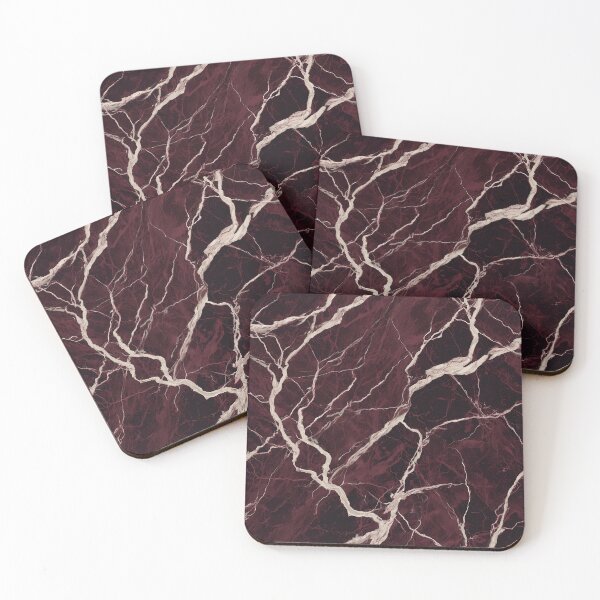 Item preview, Burgundy Marble Wall Art Print – Dark Red Stone Art – Quarried Rosso designed and sold by BestVarieties.