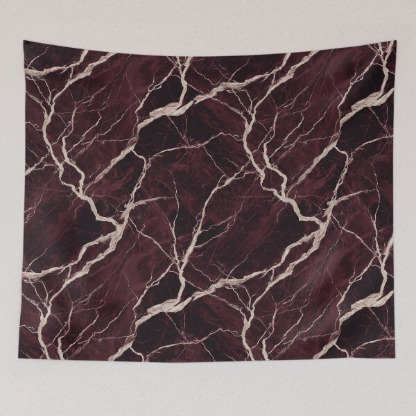 Item preview, Burgundy Marble Wall Art Print – Dark Red Stone Art – Quarried Rosso designed and sold by BestVarieties.