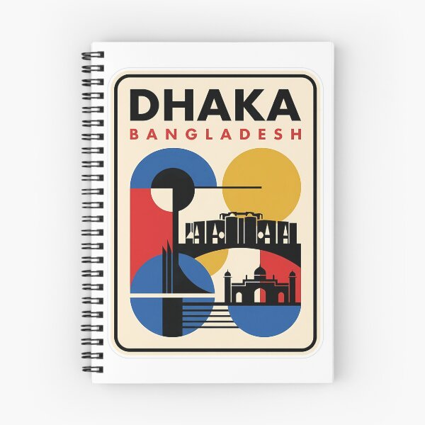 Item preview, Retro Dhaka Bangladesh Landmark Geometric Skyline designed and sold by k3rstman1.