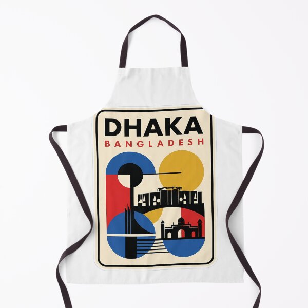 Item preview, Retro Dhaka Bangladesh Landmark Geometric Skyline designed and sold by k3rstman1.