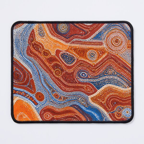 Item preview, Aboriginal Inspired Dot Art - Crimson Gorges With Water designed and sold by GrinGalore.