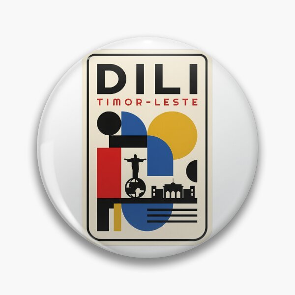Item preview, Dili Timor-Leste Geometric Mid Century Travel Aesthetic designed and sold by k3rstman1.