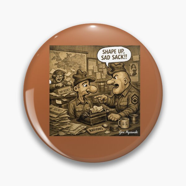 Item preview, Sad Sack June 1942 Sgt. George Baker and unnamed private Ben Schnall designed and sold by The Art Queen Of Michigan .