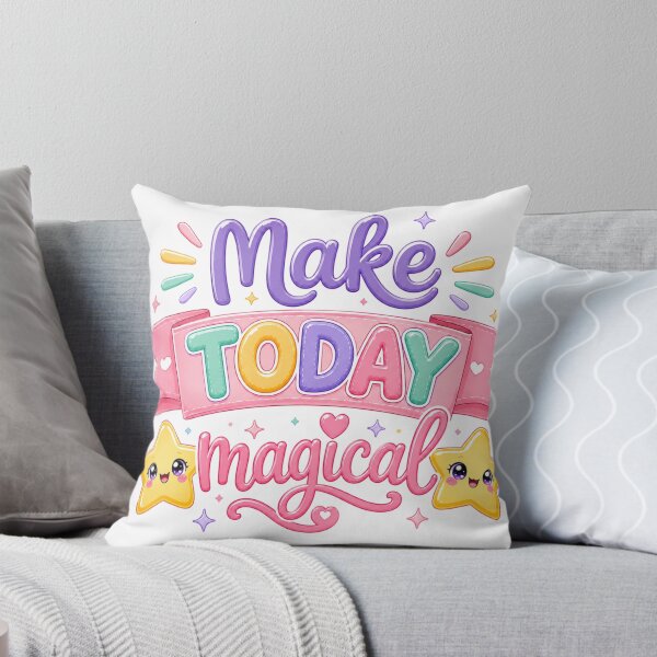 Item preview, Make Today Magical | Kawaii Pastel Positivity Art designed and sold by Dulxoz.