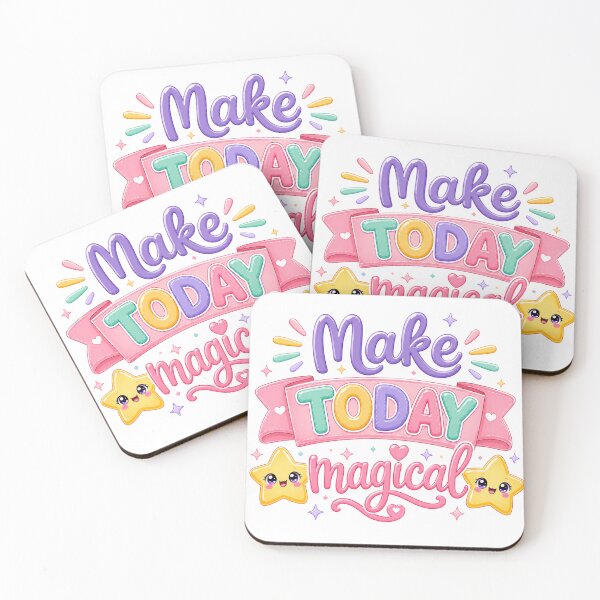Item preview, Make Today Magical | Kawaii Pastel Positivity Art designed and sold by Dulxoz.