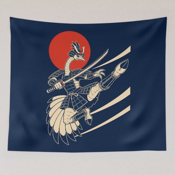 Item preview, Samurai Ostrich designed and sold by KungPowUnicorn.