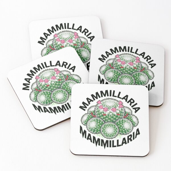 Item preview, Mammillaria Glassii Cactus Bold Vector Sticker Art designed and sold by GreenDivisionJP.