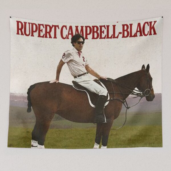 Item preview, Vintage Save a Horse - Ride Rupert Campbell Black Poster designed and sold by nicholaswaldrop.