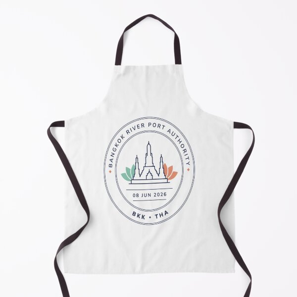 Item preview, Bangkok Mid‑Century Passport Stamp Retro Travel Sticker designed and sold by stickercuffs.
