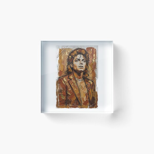 Item preview, Minimalist Egyptian Gold Michael Jackson Full Bleed Masterpiece designed and sold by Dhenin Studio.
