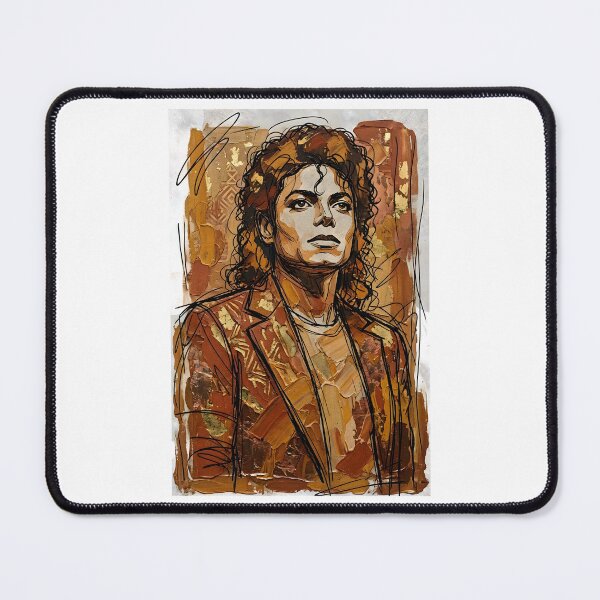 Item preview, Minimalist Egyptian Gold Michael Jackson Full Bleed Masterpiece designed and sold by Dhenin Studio.