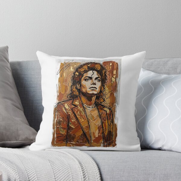 Item preview, Minimalist Egyptian Gold Michael Jackson Full Bleed Masterpiece designed and sold by Dhenin Studio.