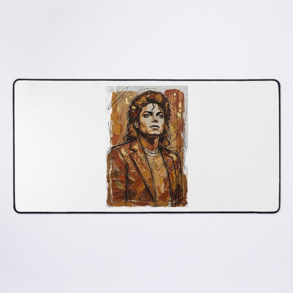 Item preview, Minimalist Egyptian Gold Michael Jackson Full Bleed Masterpiece designed and sold by Dhenin Studio.