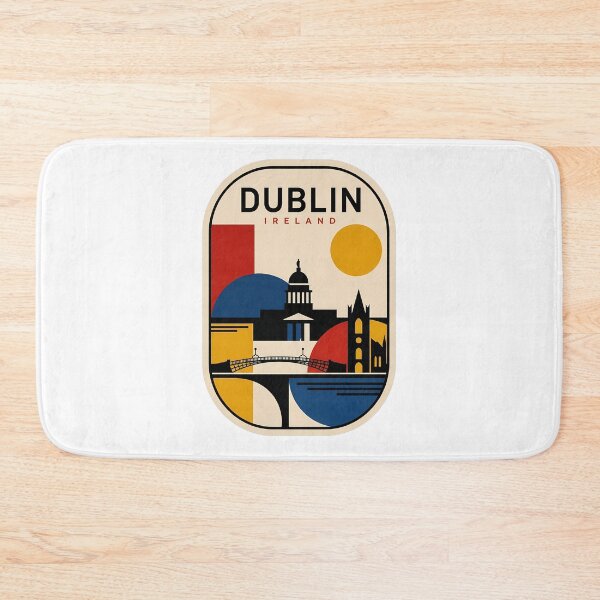 Item preview, Dublin Ireland Skyline Retro Geometric Travel designed and sold by k3rstman1.
