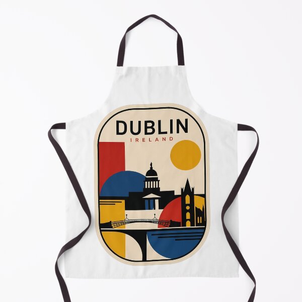Item preview, Dublin Ireland Skyline Retro Geometric Travel designed and sold by k3rstman1.