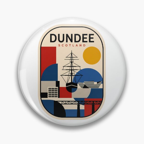 Item preview, Dundee Scotland Retro Geometric Maritime Landmark designed and sold by k3rstman1.