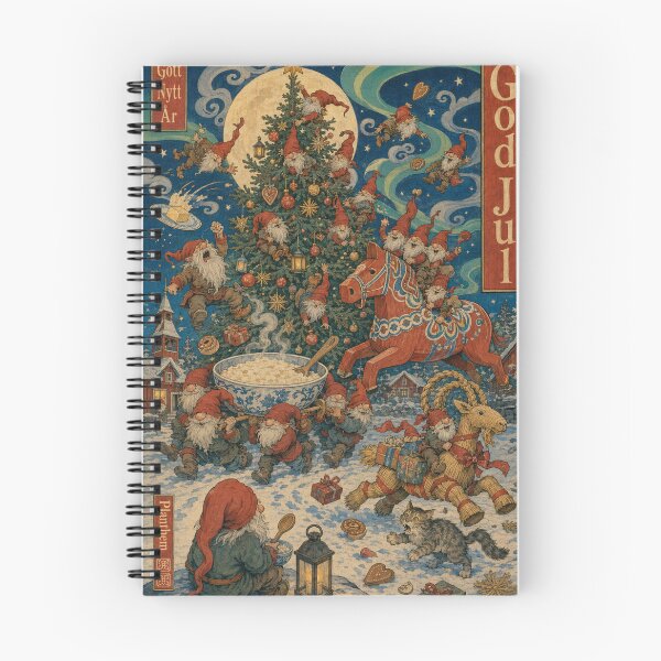 Item preview, Vintage Scandinavian Crazy Christmas Dream designed and sold by Planthem.