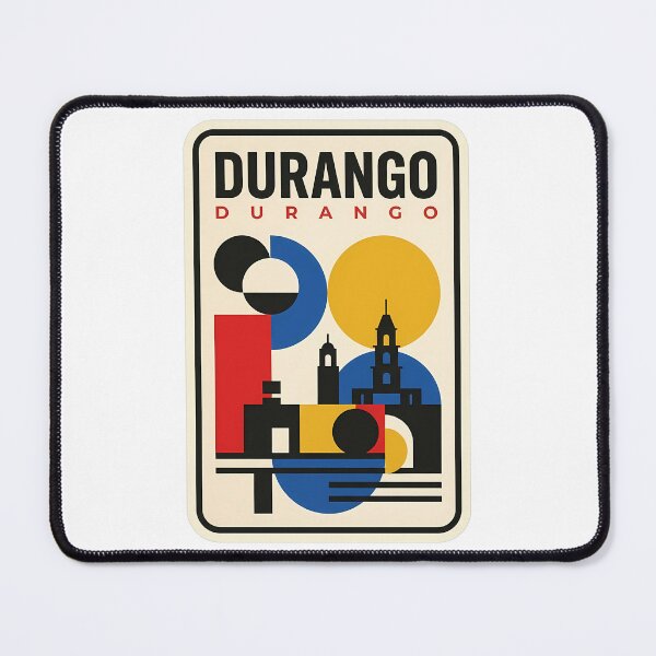 Item preview, Retro Durango Mexico Bauhaus Geometric Cityscape designed and sold by k3rstman1.