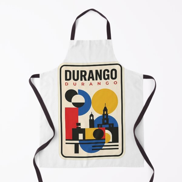 Item preview, Retro Durango Mexico Bauhaus Geometric Cityscape designed and sold by k3rstman1.