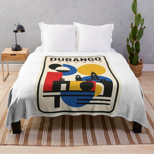Item preview, Retro Durango Mexico Bauhaus Geometric Cityscape designed and sold by k3rstman1.