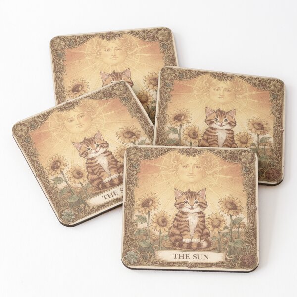 Item preview, The Sun - Tarot Kitten designed and sold by PictorialWhimsy.