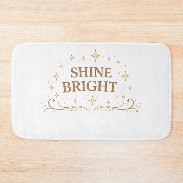Item preview, Shine Bright Inspirational Quote Shirt | Positive Motivation Typography Design | Encouraging Gift Idea designed and sold by batoot1.