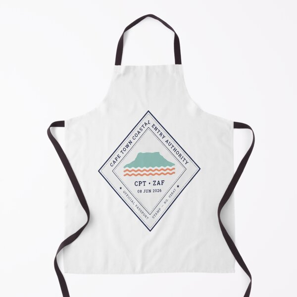 Item preview, Cape Town Mid‑Century Passport Stamp Retro Travel Sticker designed and sold by stickercuffs.