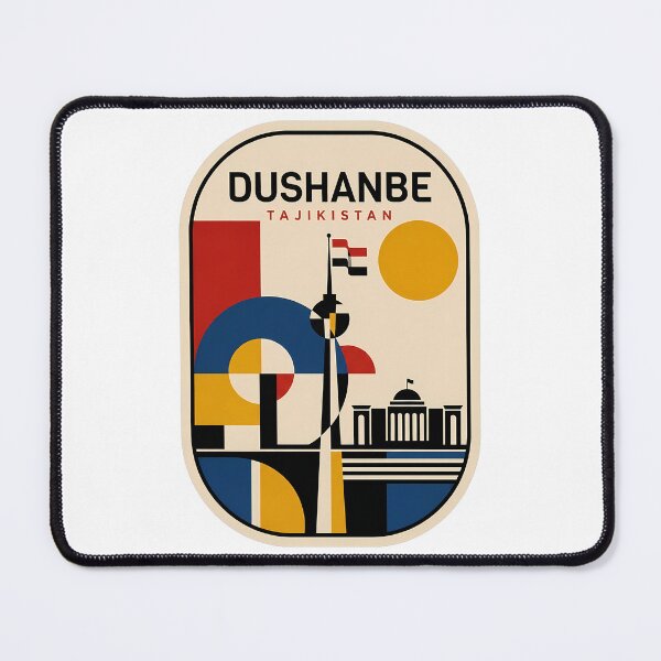 Item preview, Vintage Dushanbe Tajikistan Travel Souvenir Cityscape designed and sold by k3rstman1.