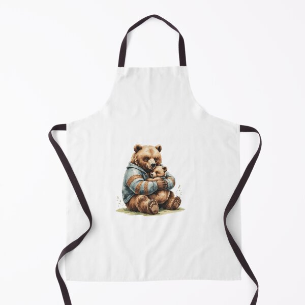 Item preview, Papa Bear And Baby Bear Hug Watercolor Father's Day designed and sold by AQUILAKREO.