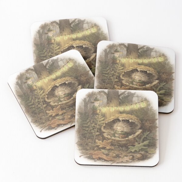 Item preview, Woodland Lamplighter at Dusk designed and sold by PictorialWhimsy.
