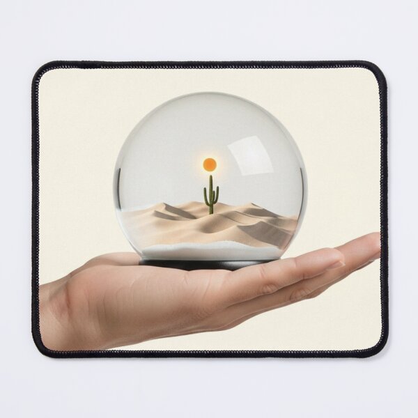 Item preview, Desert Oasis in the Palm of Your Hand designed and sold by TheDenimArt.