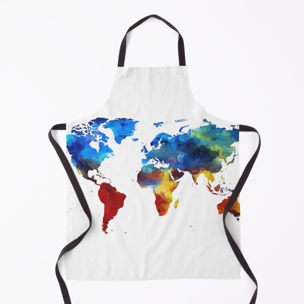 Item preview, Colorful World Map Watercolor designed and sold by shoppypod.
