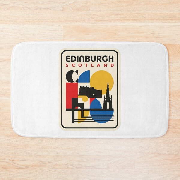 Item preview, Retro Edinburgh Scotland Bauhaus Geometric Travel designed and sold by k3rstman1.
