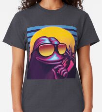 Rare Outrun Pepe the Frog Classic T-Shirt