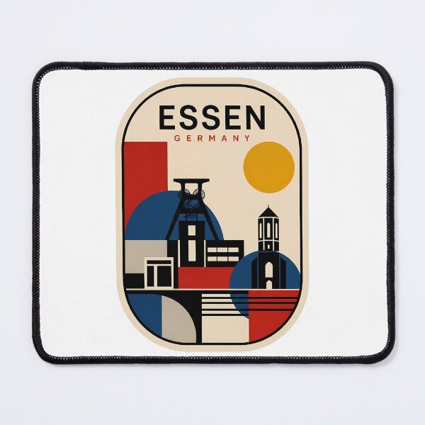 Item preview, Retro Essen Germany Bauhaus Industrial Cityscape designed and sold by k3rstman1.