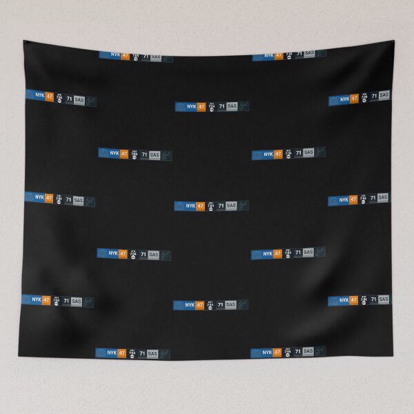 Item preview, Ny Knicks - Spurs 4th Game Scoreboard designed and sold by Jeen Couse Drawing 2026.