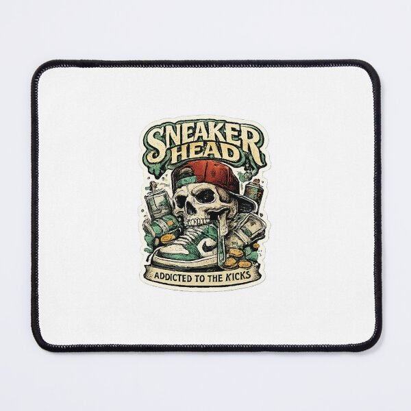 Item preview, Sneaker Head – Addicted to the Kicks Sticker designed and sold by TheSoulGallery.