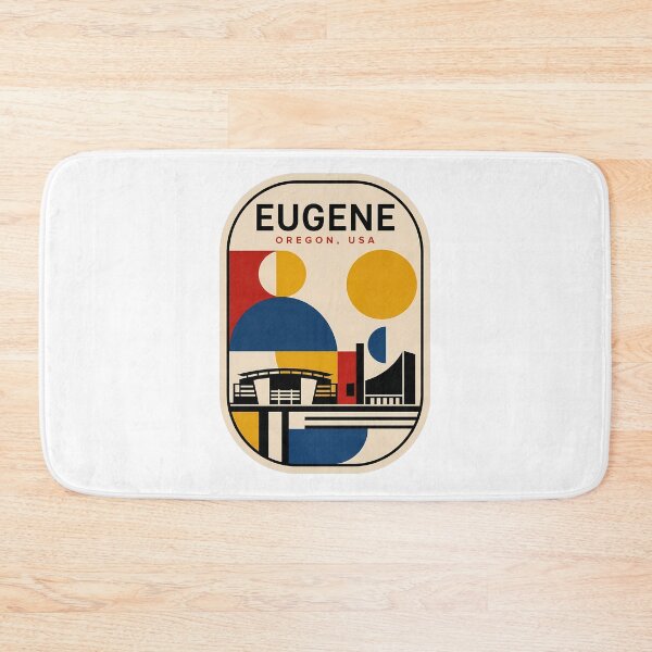 Item preview, Eugene Oregon Abstract Geometric Stadium Art designed and sold by k3rstman1.