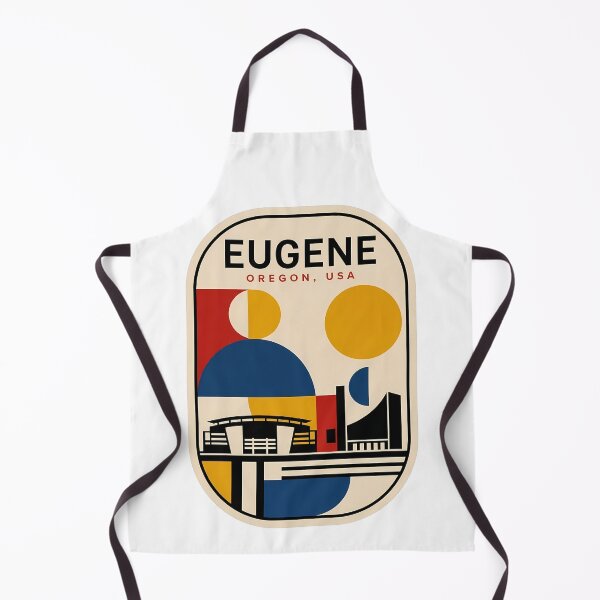 Item preview, Eugene Oregon Abstract Geometric Stadium Art designed and sold by k3rstman1.