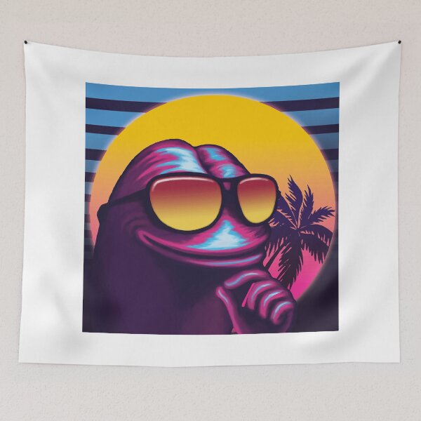 Item preview, Rare Outrun Pepe the Frog designed and sold by LeyoShop.
