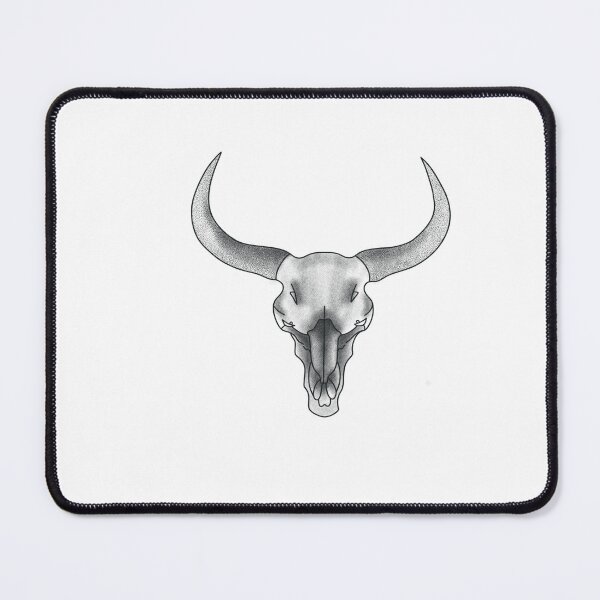 Item preview, Metallica Bull Skull- Modern designed and sold by pixelandpine.