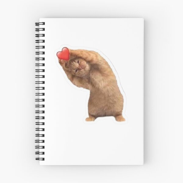Item preview, Stretching Kitten Holding Red Heart – Cute Cat Love Sticker designed and sold by Mustangana.