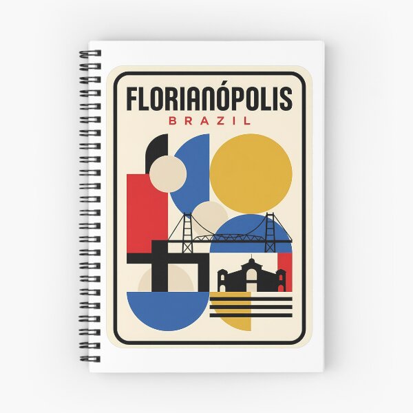 Item preview, Florianopolis Brazil Abstract Geometric Landmark Travel designed and sold by k3rstman1.