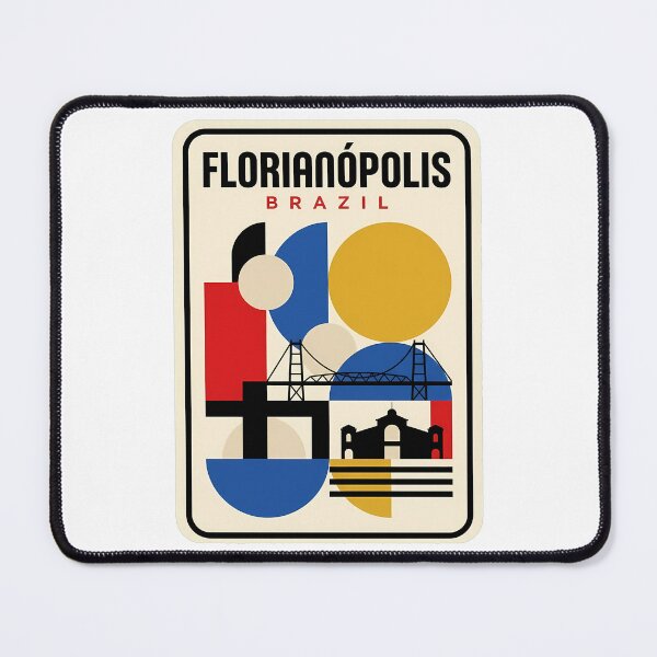 Item preview, Florianopolis Brazil Abstract Geometric Landmark Travel designed and sold by k3rstman1.