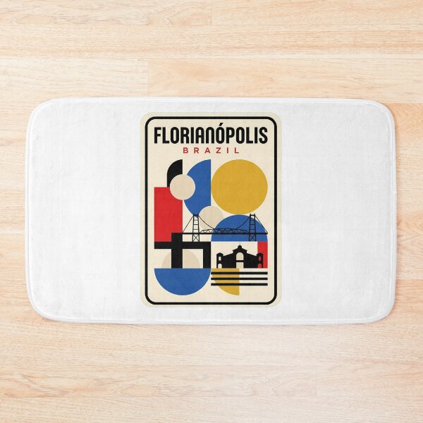 Item preview, Florianopolis Brazil Abstract Geometric Landmark Travel designed and sold by k3rstman1.
