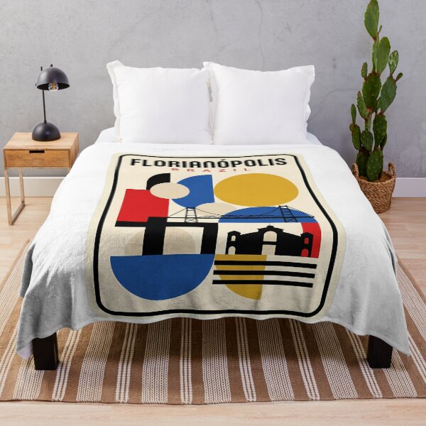 Item preview, Florianopolis Brazil Abstract Geometric Landmark Travel designed and sold by k3rstman1.