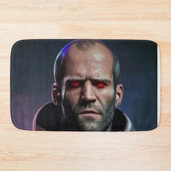 Item preview, Jason Statham Cyberpunk Warrior - Action Movie Neon Art designed and sold by LilianStrauss.